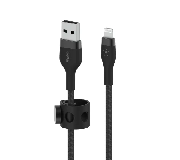 Belkin BoostCharge Pro Flex USB-A do Lightning 2m Czarny