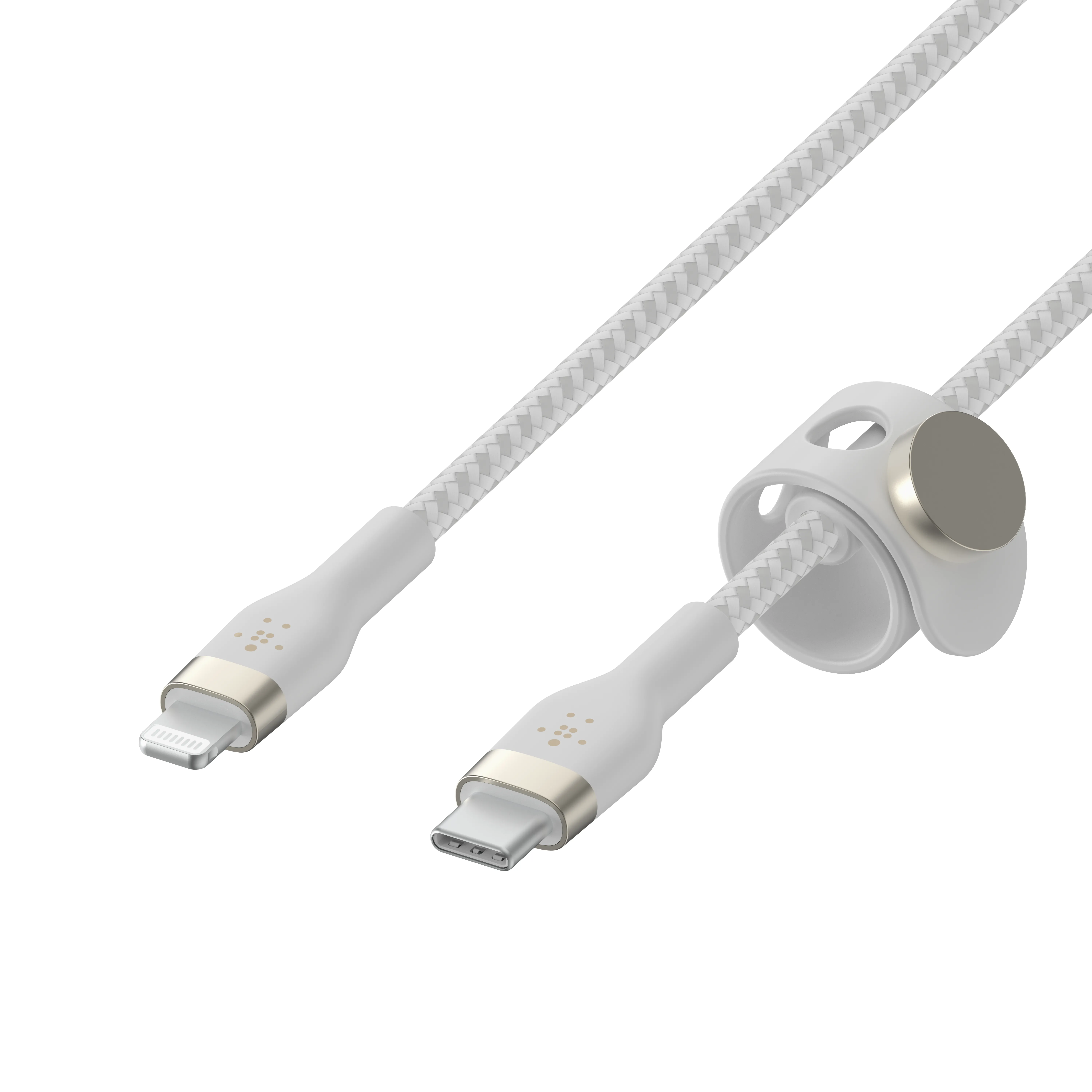 Kabel Belkin BoostCharge Pro Flex USB-C do Lightning 2 m Biały