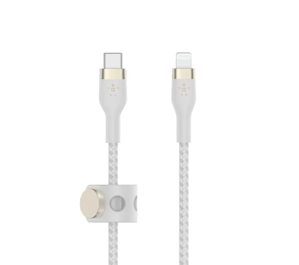 Belkin BoostCharge Pro Flex USB-C do Lightning 2 m Biały
