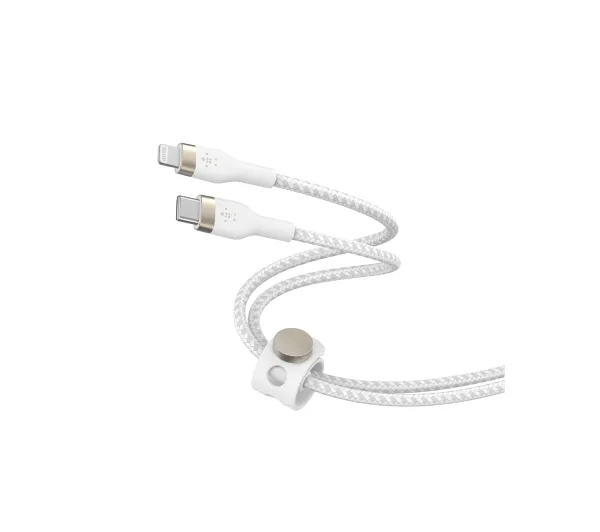 Belkin BoostCharge Pro Flex USB-C do Lightning 2 m Biały