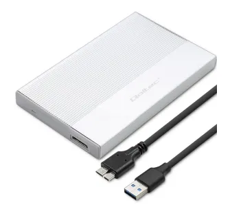 Obudowa Qoltec 52278 SSD HDD 2.5" SATA USB 3.0 Srebrny