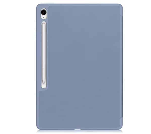 Bizon Case Tab Lizard z klapką do Samsung Galaxy Tab S10 FE Plus Lawendowy