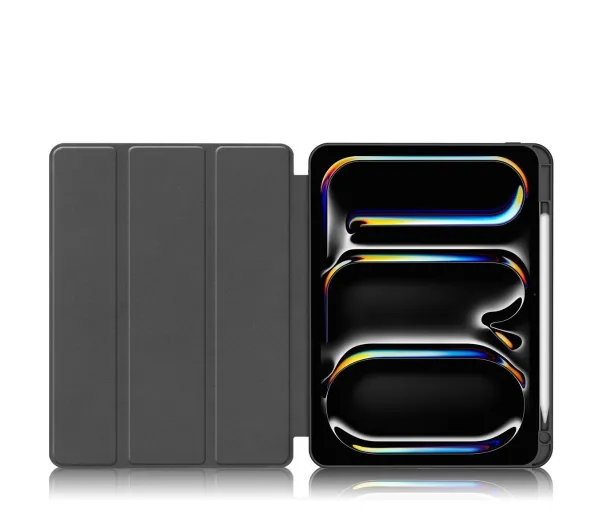 Bizon Case Tab Lizard z klapką do iPad Pro 11" 2025 / 2024 Czerwony