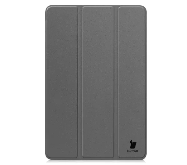 Bizon Case Tab Croc z klapką do Samsung Galaxy Tab S10 FE Plus Szary