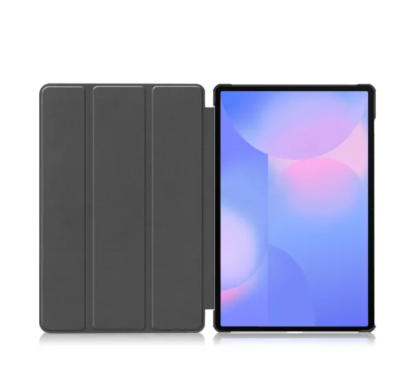 Bizon Case Tab Croc z klapką do Samsung Galaxy Tab S10 FE Plus Szary