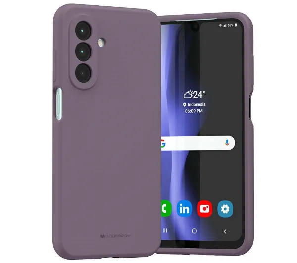 Etui MERCURY Silicone do Samsung Galaxy A26 Fioletowy