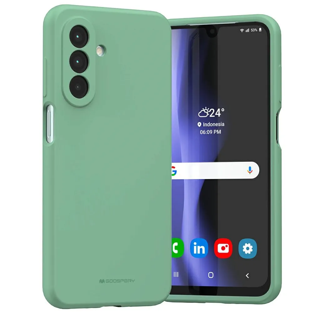 Etui Mercury Silicone do Samsung Galaxy A26 Zielony