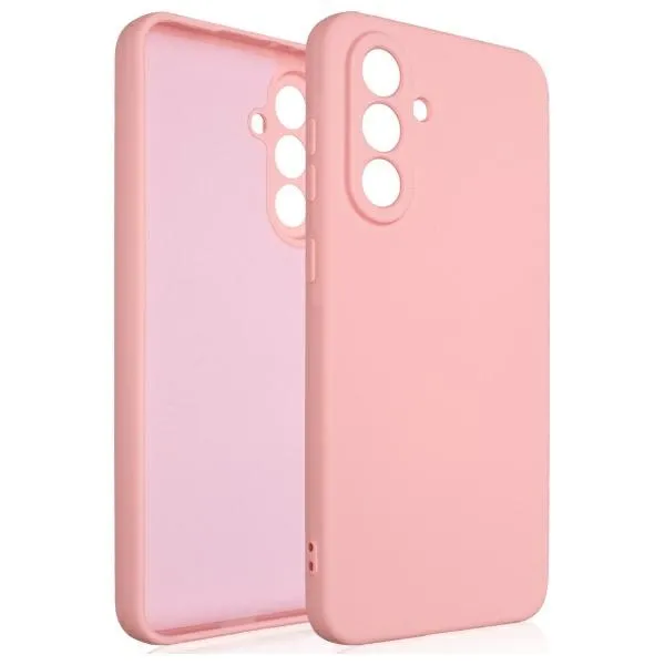 Etui Beline Silicone do Samsung A56 5G Różowo-złoty