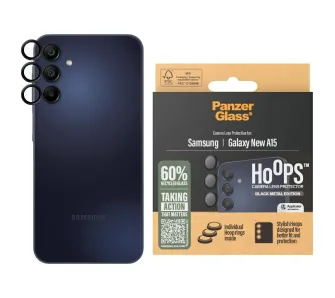 Szkło hartowane PanzerGlass Hoops Lens Protector do Galaxy A16 / A16 5G Czarny