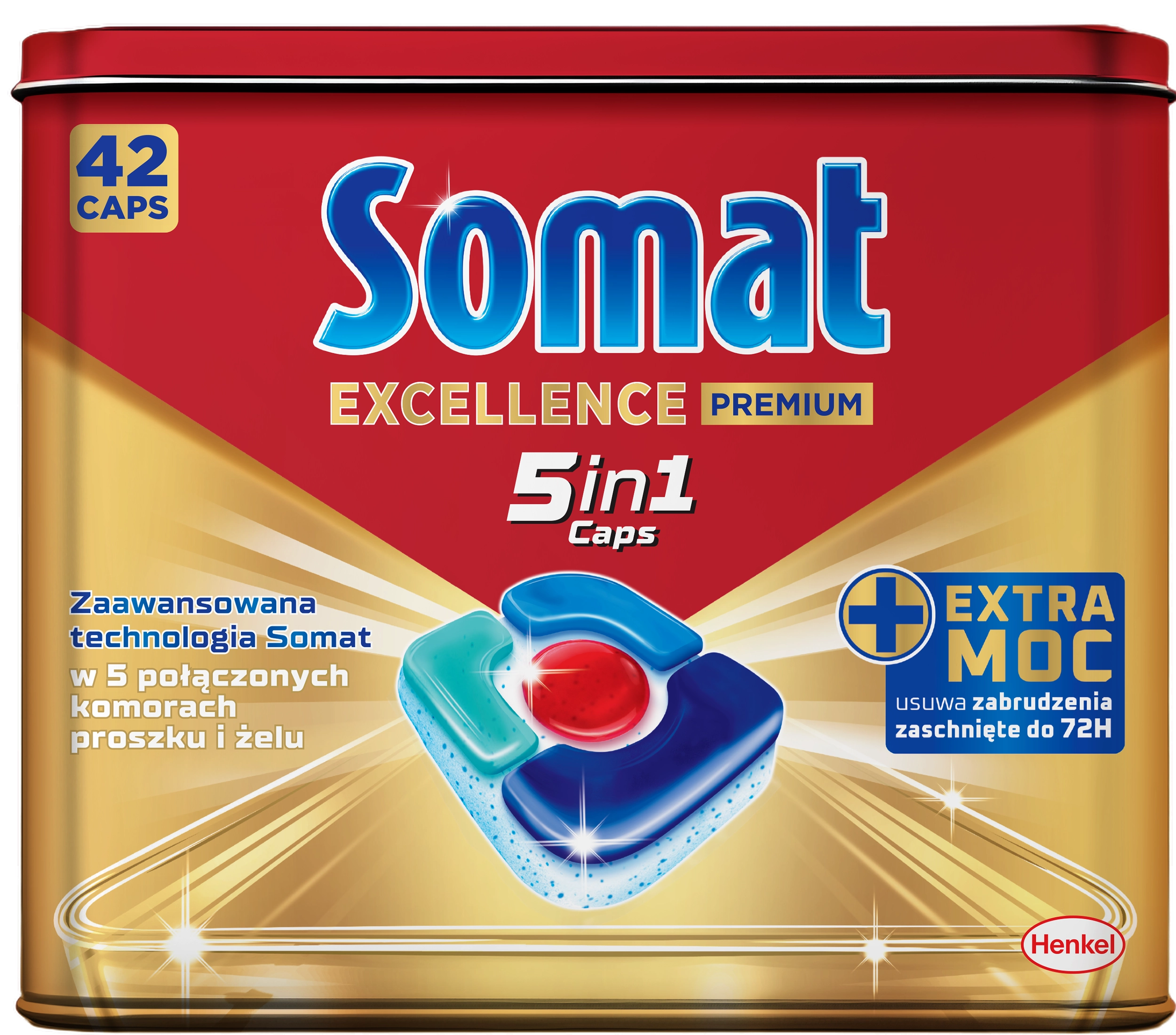 Kapsułki do zmywarki Somat 5W1 42szt.