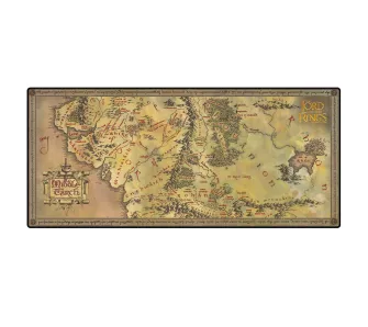 Mata Pyramid Władca Pierścieni Mapa Śródziemia Podkładka pod myszkę