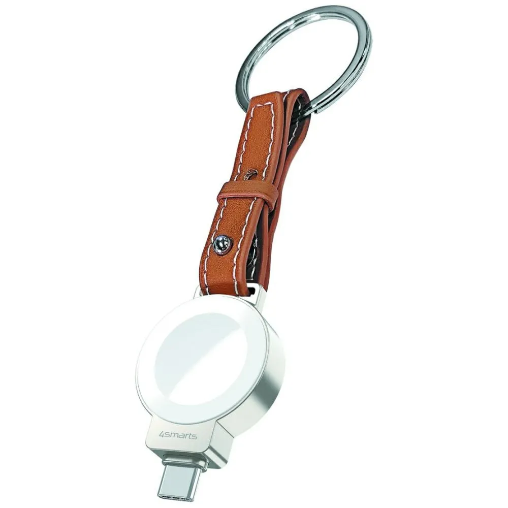 Ładowarka 4smarts indukcyjna do Apple Watch Srebrny
