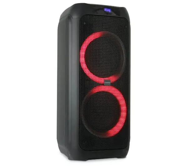 Manta SPK5310PRO 120W Bluetooth Radio FM Mikrofon Karaoke Czarny + Słuchawki MNH02 - ⚡ EURO HIT CENOWY! ⚡ - Kup na Raty - RRSO 0%