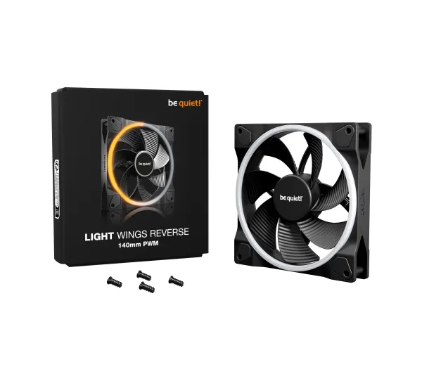 be quiet! Light Wings 140mm PWM Reverse Czarny