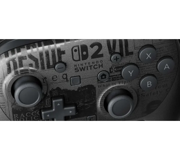 Nintendo Switch 2 Pro Controller Resident Evil do Nintendo Switch 2 Bezprzewodowy Czarny - przedsprzedaż
