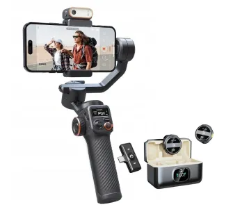 Gimbal Hohem iSteady M6 + mikrofon Hawk HW-MIC201