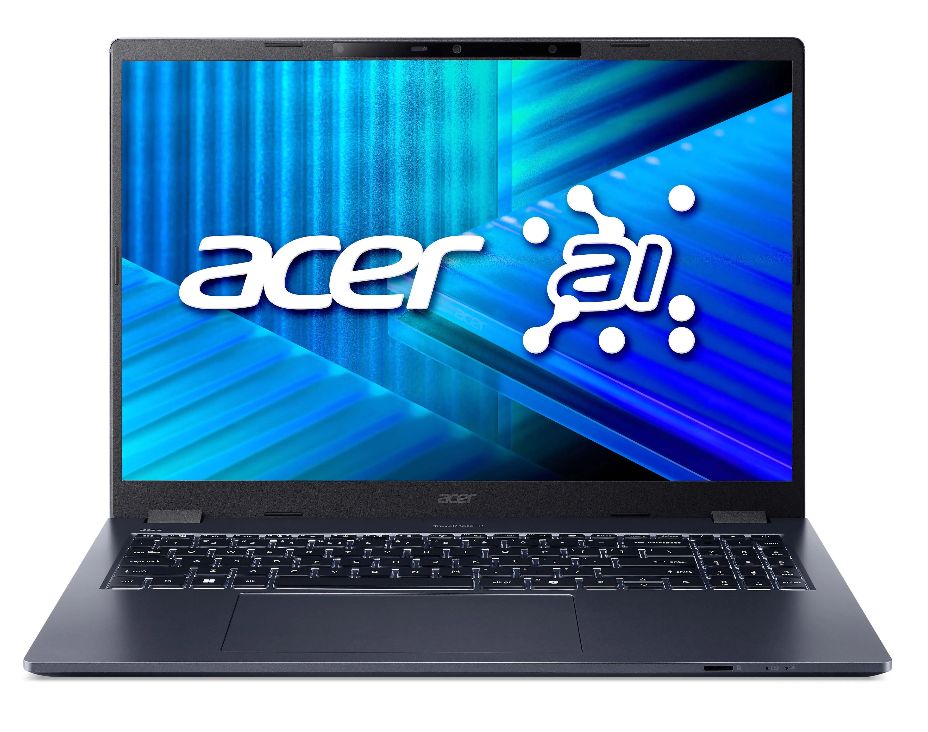 Laptop biznesowy Acer TravelMate P4 16 TMP416-54-TCO 16" Ultra 5 225U 16GB RAM 512GB Dysk SSD Win11 Pro Niebieski Funkcje AI
