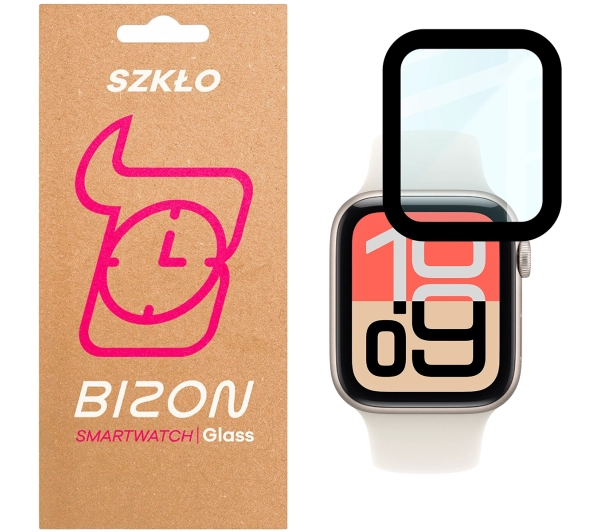 Bizon Glass Watch Edge Hybrid do Apple Watch SE 3 / SE 2 / SE / 6 / 5 / 4 40mm