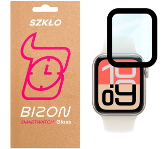 Szkło hybrydowe Bizon Glass Watch Edge Hybrid do Apple Watch SE 3 / SE 2 / SE / 6 / 5 / 4 40mm