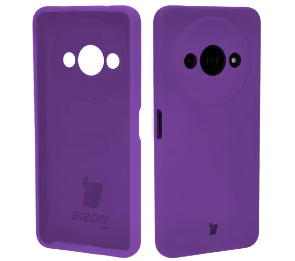 Bizon Soft Case do Xiaomi Redmi A3 4G Fioletowy