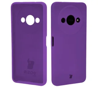 Bizon Soft Case do Xiaomi Redmi A3 4G Fioletowy