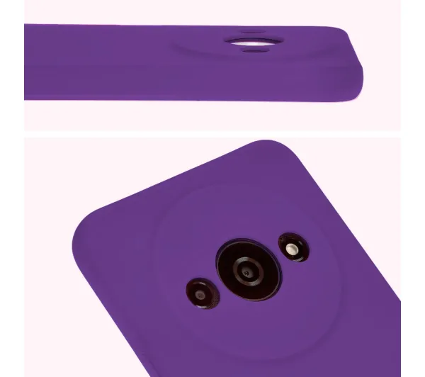 Bizon Soft Case do Xiaomi Redmi A3 4G Fioletowy