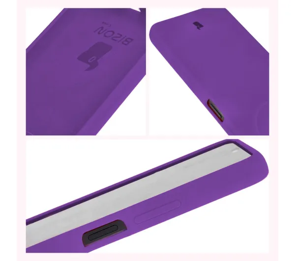 Bizon Soft Case do Xiaomi Redmi A3 4G Fioletowy
