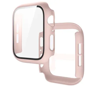Etui Bizon Case Watch Adamo do Apple Watch SE 3 / SE 2 / SE / 6 / 5 / 4 44mm Matowy różowy