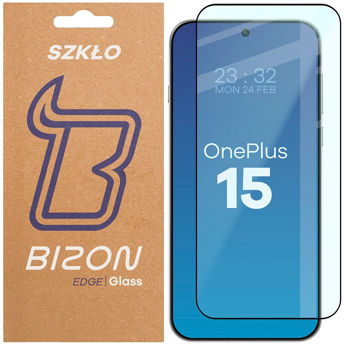 Szkło hartowane Bizon pełne Edge 2 do OnePlus 15