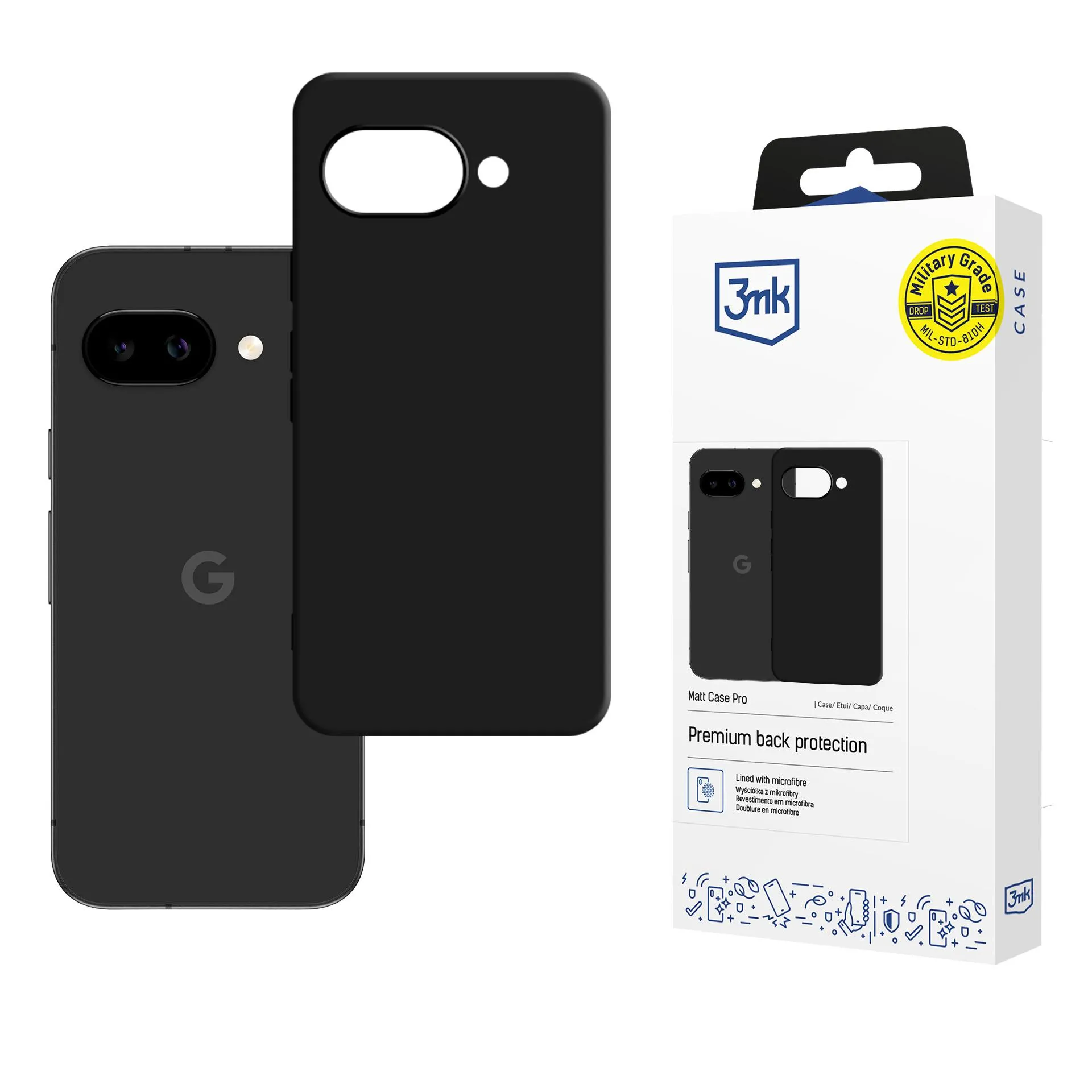 Etui 3mk Matt Case Pro do Google Pixel 10A Czarny