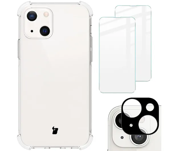 Bizon Clear Pack do Apple iPhone 13 Przezroczysty