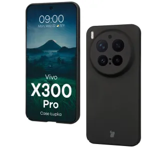 Etui Bizon Łupka do Vivo X300 Pro Czarny