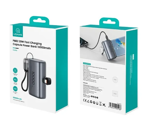 USAMS PB82 10000mAh 20W Beżowy