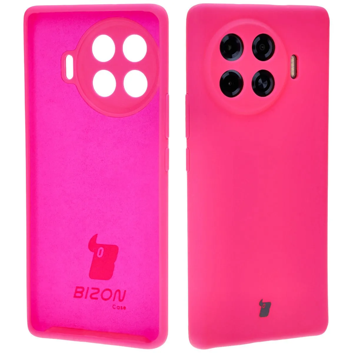 Etui Bizon Bizon Soft Case do Tecno Spark 20 Pro+ Neonowy-różowy