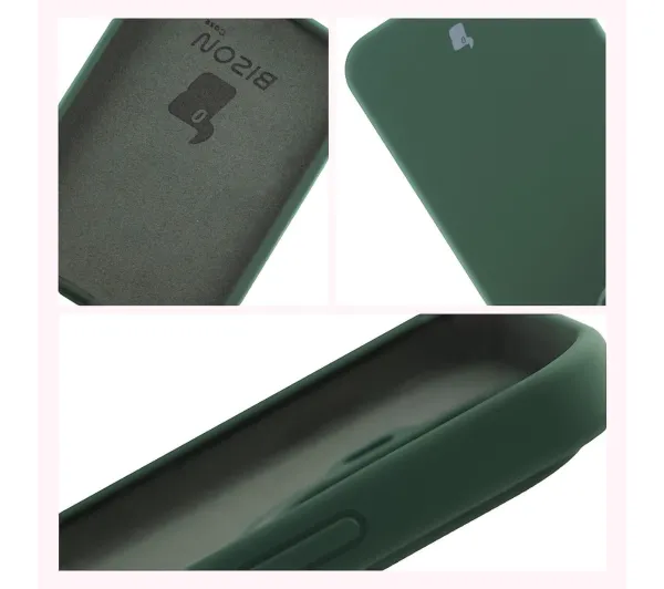 Bizon Soft Case do Xiaomi 15T Pro Ciemnozielony