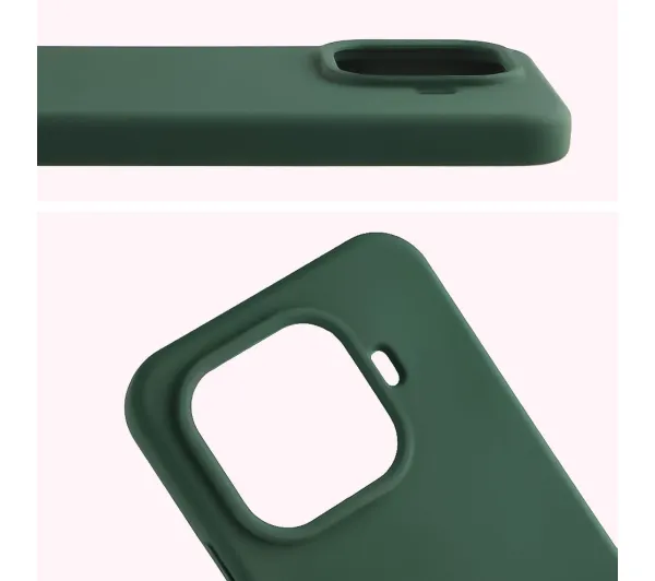 Bizon Soft Case do Xiaomi 15T Pro Ciemnozielony
