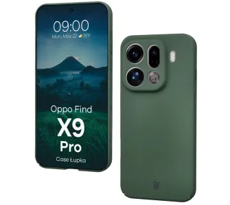 Etui Bizon Łupka do Oppo Find X9 Pro Zielony