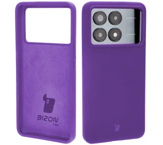 Etui Bizon Soft Case do Xiaomi Poco F6 Pro Fioletowy