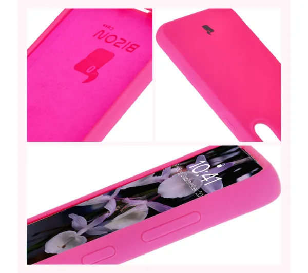 Bizon Soft Case do Samsung Galaxy S23 Neonowy-różowy