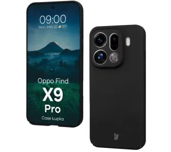 Etui Bizon Łupka do Oppo Find X9 Pro Czarny