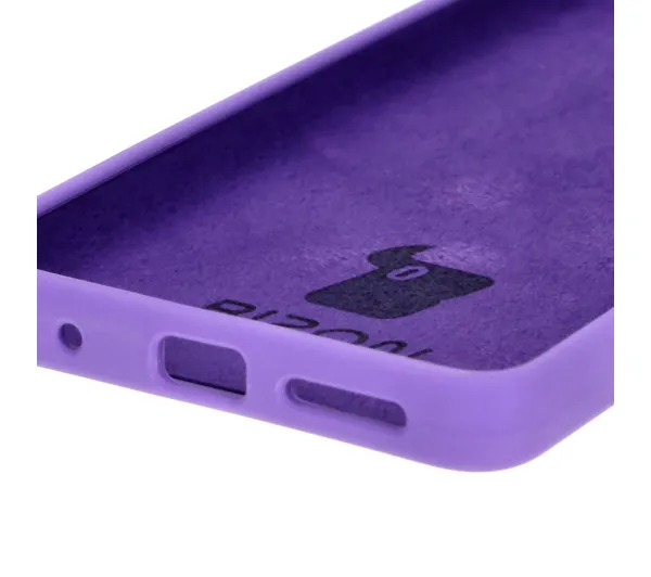 Bizon Bizon Soft Case do Motorola Moto G04 Fioletowy