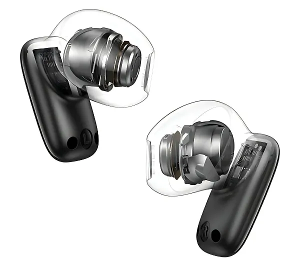 USAMS ID25 Series TWS Douszne Bluetooth 5.3 Czarny