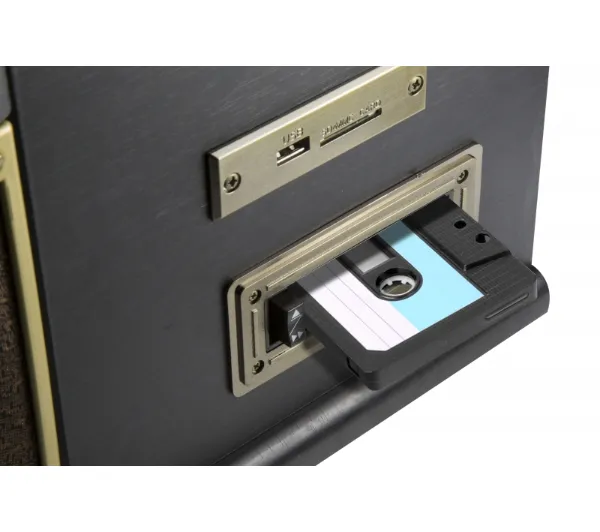 Technaxx Nostalgia TX-103 Półautomatyczny Napęd paskowy Bluetooth Odtwarzacz CD Magnetofon Brązowy - Kup na Raty - RRSO 0%