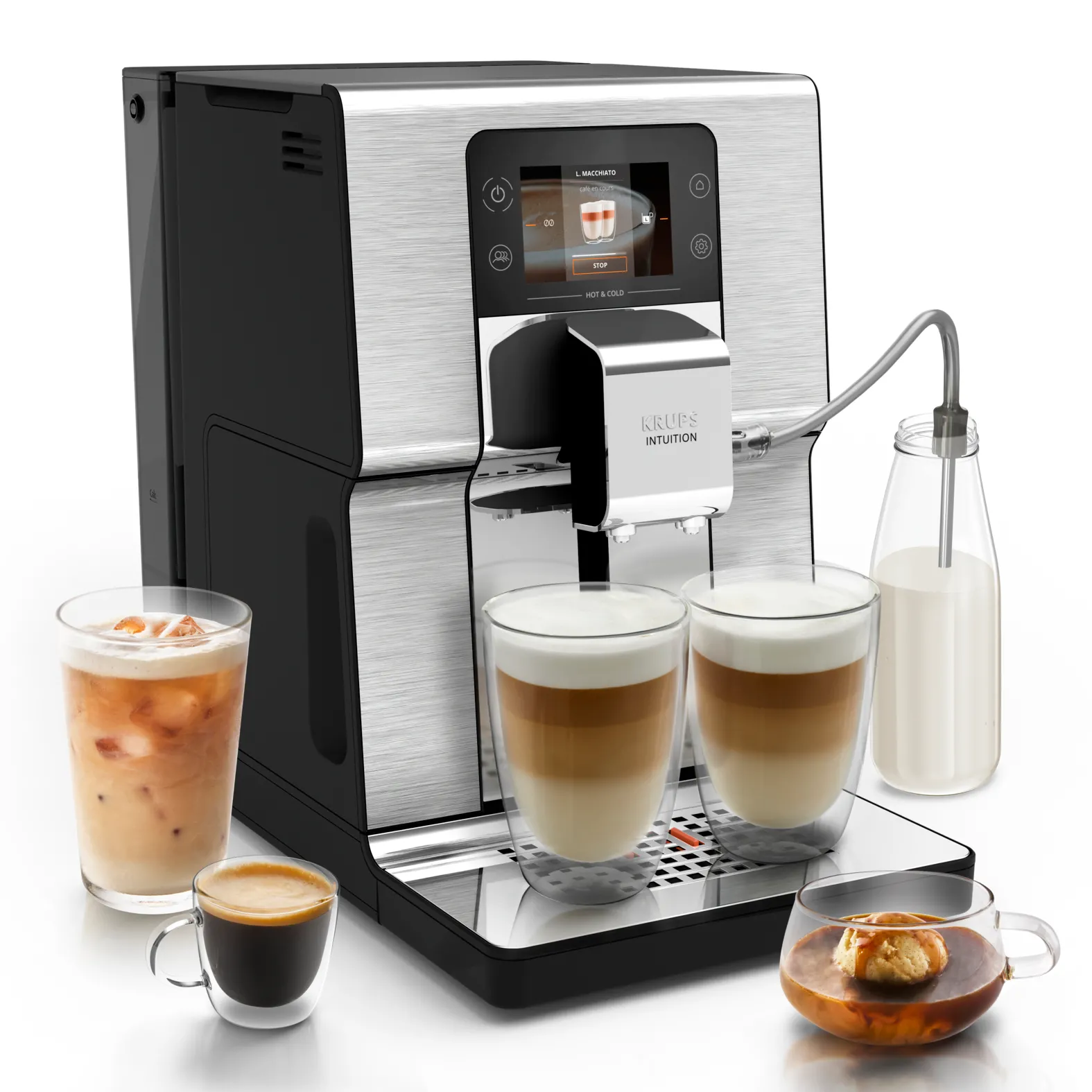 Ekspres Krups Intuition Experience Hot&Cold EA879E Kawa mrożona