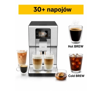 Ekspres Krups Intuition Experience Hot&Cold EA879E Kawa mrożona Szerokość 24cm