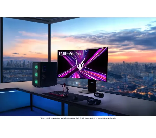 LG UltraGear 45GX950A 45" 5K2K WUHD OLED Dual Mode 165Hz/330Hz 0,03ms Zakrzywiony Gamingowy - Kup na Raty - RRSO 0%