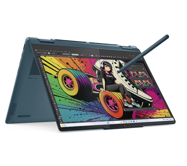 Lenovo Yoga 7 2-in-1 14AKP10 OLED 14" Ryzen AI 7 350 16GB RAM 512GB Dysk SSD Win11 Zielony Funkcje AI - ⚡ BESTSELLERY ⚡ - Kup na Raty - RRSO 0%