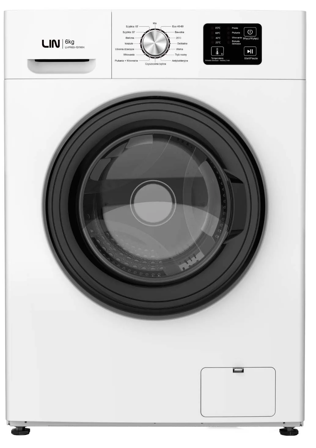 Pralka Lin LI-WM60-201WH Slim 6kg 1200obr/min