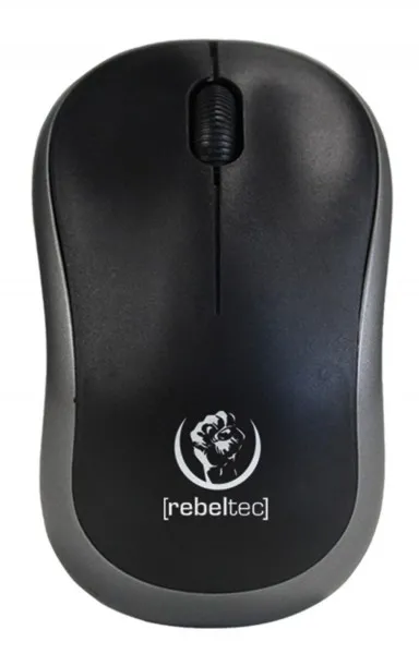 Myszka Rebeltec METEOR Silver Czarno-Srebrny