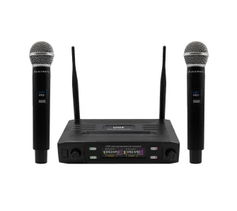 Mikrofon Musicmate Bezprzewodowy zestaw mikrofonowy MM-500 VocalPro Duo